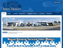 Tablet Screenshot of inter-motors.com.mx